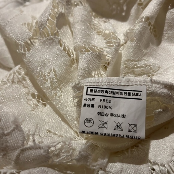 FULOUNGE Vintage style Floral Lace Mini Dress Sz - Picture 13 of 14